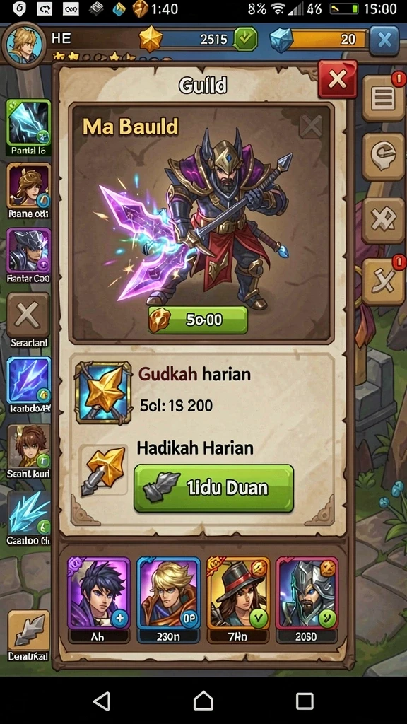 big777 - Screenshot menampilkan tampilan antarmuka permainan yang menarik.
