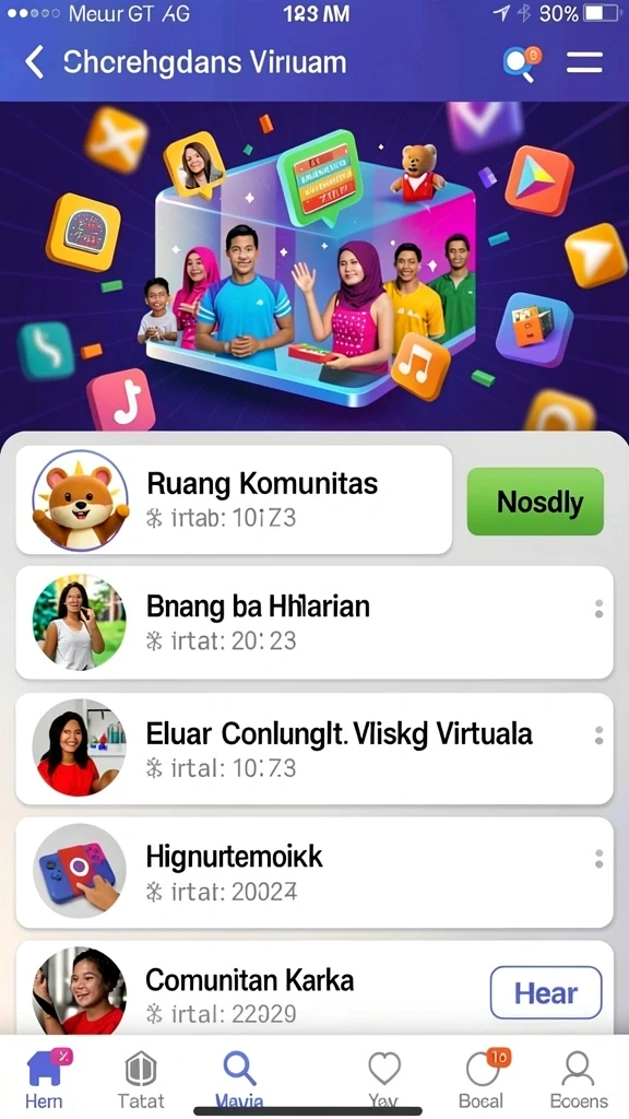 inova77 - Tampilan awal yang menarik dan mudah dipahami.